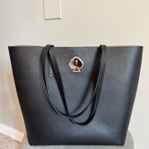 Kate Spade Black Leather Tote